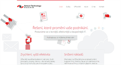 Desktop Screenshot of benson.cz